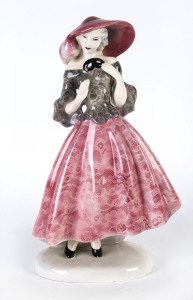 GOLDSCHEIDER Porcelain statue of a lady, 20th century,