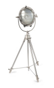 A chrome spotlight&nbsp;floor lamp, 21th century,