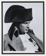 MARLON BRANDO signature on black and white press photograph,CoA included,framed and glazed,40cm x 32cm overall
