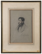 GEORGE DANCE (British, 19th century), portrait of a gentleman, pastel on paper, signed lower right "Geo. Dance",