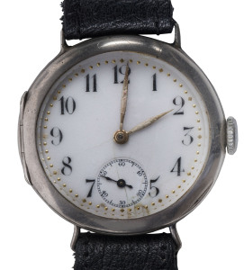 ZENITH Sterling silver cased gents watch, circa 1922,