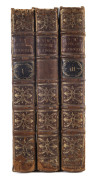 DOW, Alexander: "The History of Hindostan. Translated from the Persian, The Second Edition, Revised, Altered, Corrected, and Greatly Enlarged..." [London; T. Becket and P. A. De Hondt, 1770-1772]&nbsp;Three volumes, quarto, folding map and eight plates (includ