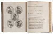 DOW, Alexander: "The History of Hindostan. Translated from the Persian, The Second Edition, Revised, Altered, Corrected, and Greatly Enlarged..." [London; T. Becket and P. A. De Hondt, 1770-1772]&nbsp;Three volumes, quarto, folding map and eight plates (includ - 2