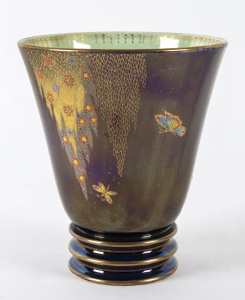 Carlton Ware Art Deco porcelain vase, circa 1930s,