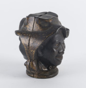 An American double-sided money box, painted cast iron, circa 1900, - 2