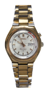 SEIKO Bell-Matic automatic gents wristwatch, 4cm wide