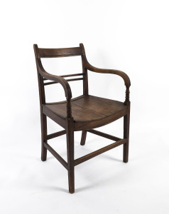 A French provincial carver chair, walnut, circa 1840