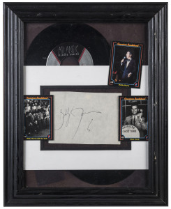 BOBBY DARIN signature on piece in display