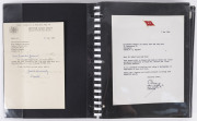 "Visit of Lieutenant General Sir Robert Drew and Lady Drew to Brooke Army Medical Center [Texas], April 12-17, 1968" privately prepared presentation album with a letter from Major General Milburn and over 40 large-format photographs recording the visit.