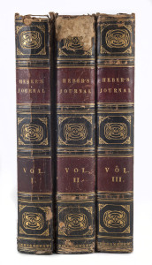HEBER, Reginald: "Narrative of a Journey through the Upper Provinces of India, from Calcutta to Bombay, 1824 - 1825. (With Notes upon Ceylon.) An Account of a Journey to Madras and the Southern Provinces, 1826, and Letters written in India." Third Edition