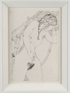 LEWIS MILLER (1959- ), I.) Nicky J, II.) Beth, two engravings, 2/10 and 3/10, both signed and titled in the lower margin,