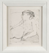 LEWIS MILLER (1959- ), I.) Nicky J, II.) Beth, two engravings, 2/10 and 3/10, both signed and titled in the lower margin, - 2