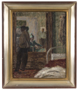 EDWARD ALBERT DOUGLAS WATSON (1920-1973) French Interior, 1948, oil on board, signed and titled verso, - 2