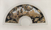 GEORGE W. NEVILLE (1889-1955) Bush Idyll watercolour on silk, signed and dated "G. W. Neville '25" centre,