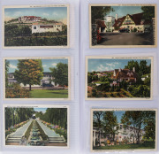 Album containing a diverse range; noted California, film stars of the 1930s (some signed), New York, other U.S.A. including Honolulu, English Royalty, 1936 Olympics, etc. (80+). - 2