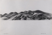 SHAY DOCKING [1928 - 1988], Bonnie Doon Hills, 1987, pencil on paper, titled, signed and dated in lower margin, 29.5 x 42cm. Ex. Bridget McDonnell Gallery, May 2006.