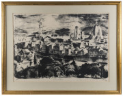 WILLIAM LEONARD LLOYD (LEN) ANNOIS [1906 - 1966], A View of Florence, lithograph, signed 'Len Annois', dated '55, inscribed and numbered 10/10 in pencil in lower margin, 39 x 55 cm. - 2
