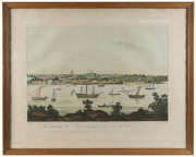JOHN EYRE [1771 - ], New South Wales 1810. View of Sydney from the East Side of the Cove No. 3, chromolithograph, by Heaviside Clark, after John Eyre, first published in 1810, reprinted by William Dymock, 1870, 33.5 x 49.5cm. also, View of Sydney from t - 2