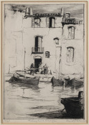 HAROLD BROCKLEBANK HERBERT [1891 - 1945], Fishing boats, Martigues (France), editioned 21/50, titled and signed in pencil in the lower margin, 1924, 25 x 17.5cm.
