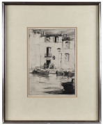 HAROLD BROCKLEBANK HERBERT [1891 - 1945], Fishing boats, Martigues (France), editioned 21/50, titled and signed in pencil in the lower margin, 1924, 25 x 17.5cm. - 2