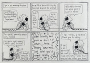 JUDY HORACEK [b.1961 - ], What Grows on Trees, original cartoon in ink on paper, 1992, 27 x 38cm.