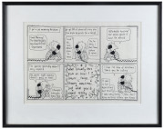 JUDY HORACEK [b.1961 - ], What Grows on Trees, original cartoon in ink on paper, 1992, 27 x 38cm. - 2