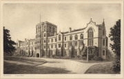 ERNEST EDWIN ABBOTT [1888 - 1973], Newman College, Ormond College, Queen's College, three etchings, circa 1930, titled and editioned in lower margins, all authenticated verso by son, R.D.Abbott, each 20 x 32cm. (3) - 2