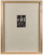 EVELINE W. SYME [1888 - 1961], The Ruins, Port Arthur, woodcut, titled, editioned 7/50 and signed "E W Syme" in lower margin, 10.5 x 7.5cm. - 2