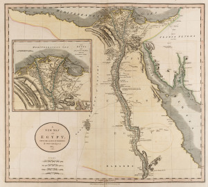 JOHN CARY [1755-1835] Maps of the Middle East, "A New Map of ARABIA, including Egypt, Abyssinia, the Red Sea &c.&c. from the latest Authorities...1804"; " A New Map of EGYPT, from the latest Authorities...1805" & "A New Map of TURKEY in EUROPE divided int