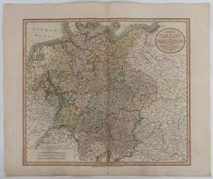 JOHN CARY [1755-1835] Maps of Europe, "A New Map of GERMANY, divided into its circles; viz The Upper and Lower Rhine, Swabia, Austria, Bavaria.....with the Kingdom of BOHEMIA &c...1799"; "A New Map of BOHEMIA and MORAVIA, from the latest Authorities...180