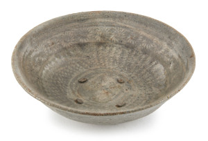 A Korean Punch'ong bowl, Choson Dynasty, 16th century, 12cm diameter