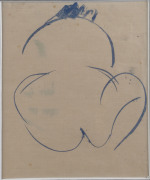 JOHN De BURGH PERCEVAL [1923-2000], Pepper Berries, blue ink on paper, London 1963, 17 x 14cm. and, Barbara's Bum, blue ink on paper, London 1963, 17 x 14cm. (2 items) - 2