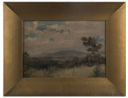 EMANUEL PHILLIPS FOX [1865 - 1915] (attrib.), Untitled (Australian Landscape), oil on cedar board, 25 x 35cm. - 2