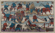 Two Chinese woodblock prints, Qing Dynasty, 19th century, ​27 x 45cm - 2