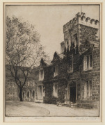 AUSTIN H. PLATT [1912 - 2003], Hutchins, Hobart, etching, signed in the plate, editioned 4/100, titled and signed in pencil, 27 x 21.5cm.