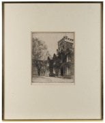 AUSTIN H. PLATT [1912 - 2003], Hutchins, Hobart, etching, signed in the plate, editioned 4/100, titled and signed in pencil, 27 x 21.5cm. - 2