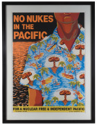 PAMELA DEBENHAM [born 1955], "No Nukes in the Pacific", poster, colour screenprint, 1984, 89 x 65cm. - 2