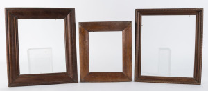 Group of six assorted vintage and antique picture frames, largest 37 x 31cm