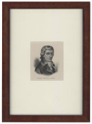 Portrait engravings of Francois Auguste Peron (circa 1805), Dumont d'Urville (circa 1835), La Perouse (circa 1870) and Nicholas Baudin (1886). 3 mounted; 1 framed). - 4