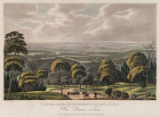 JOSEPH LYCETT [1774 -1828], View from near the Top of Constitution Hill, Van Diemens Land, hand-coloured aquatint from “Views in Australia or New South Wales and Van Diemen's Land Delineated...”, Published London J. Souter, 1825, 23 x 32cm.