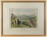 JOHN SKINNER PROUT [1805 - 1876], The Cataract, Launceston, hand coloured lithograph, signed in the stone lower left 'J.S. Prout' (from "Tasmania Illustrated", 1844). 26 x 36cm. - 2