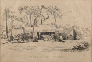 THOMAS HAM [1821-1874], Store at the Diggings, and, Forest Creek, Mount Alexander, two engravings (from The Gold Diggers Portfolio, engraved by Thomas Ham after various artists), Melbourne 1854, each 14 x 20cm. (2) - 2