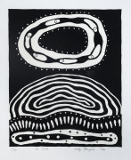 SALLY MORGAN [b.1951], The Circle, screenprint, limited edition #15/99, signed and titled and dated 1990 in the lower margin, 42 x 33cm.