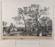 FRANCOIS COGNE [1829 - 1883], Fitzroy Gardens (1863), and , Botanical Gardens (1863), lithographs (from "The Melbourne Album" printed by Charles Troedel), each 27 x 37cm. (2) - 2