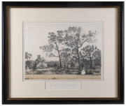 FRANCOIS COGNE [1829 - 1883], Fitzroy Gardens (1863), and , Botanical Gardens (1863), lithographs (from "The Melbourne Album" printed by Charles Troedel), each 27 x 37cm. (2) - 4