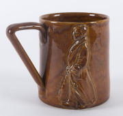 BENDIGO POTTERY "Tomalino" pottery mug, 20th century, ​13cm high