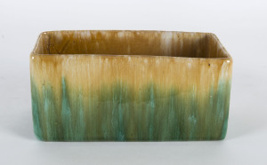 JOHN CAMPBELL Pottery flower trough, incised "John Campbell Tas.", 20cm across
