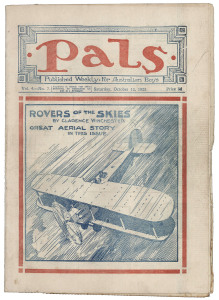 PALS - An Australian Paper for Australian Boys: Vol.4 No.1 to Vol.4 No.26 complete, September 1, 1923 to February 23, 1924. (26 editions) includes ten with front cover artwork by Daryl Lindsay, three by Edgar Holloway and one each by Charles Nuttall and Hal Rooney.