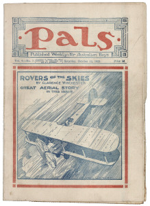 PALS - An Australian Paper for Australian Boys: Vol.4 No.1 to Vol.4 No.26 complete, September 1, 1923 to February 23, 1924. (26 editions) includes ten with front cover artwork by Daryl Lindsay, three by Edgar Holloway and one each by Charles Nuttall and H