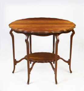 An Australian blackwood occasional table, early 20th century,